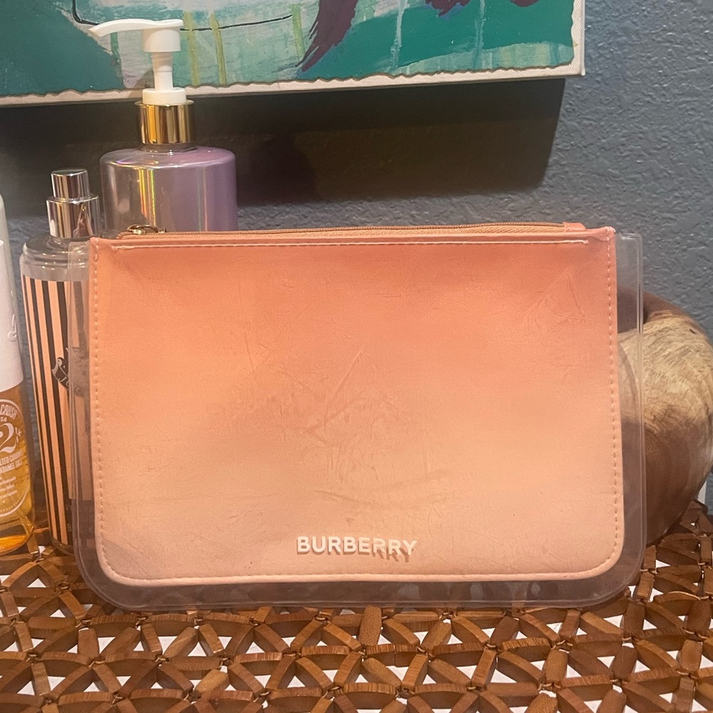 Burberry Pink Ombré Cosmetic Bag